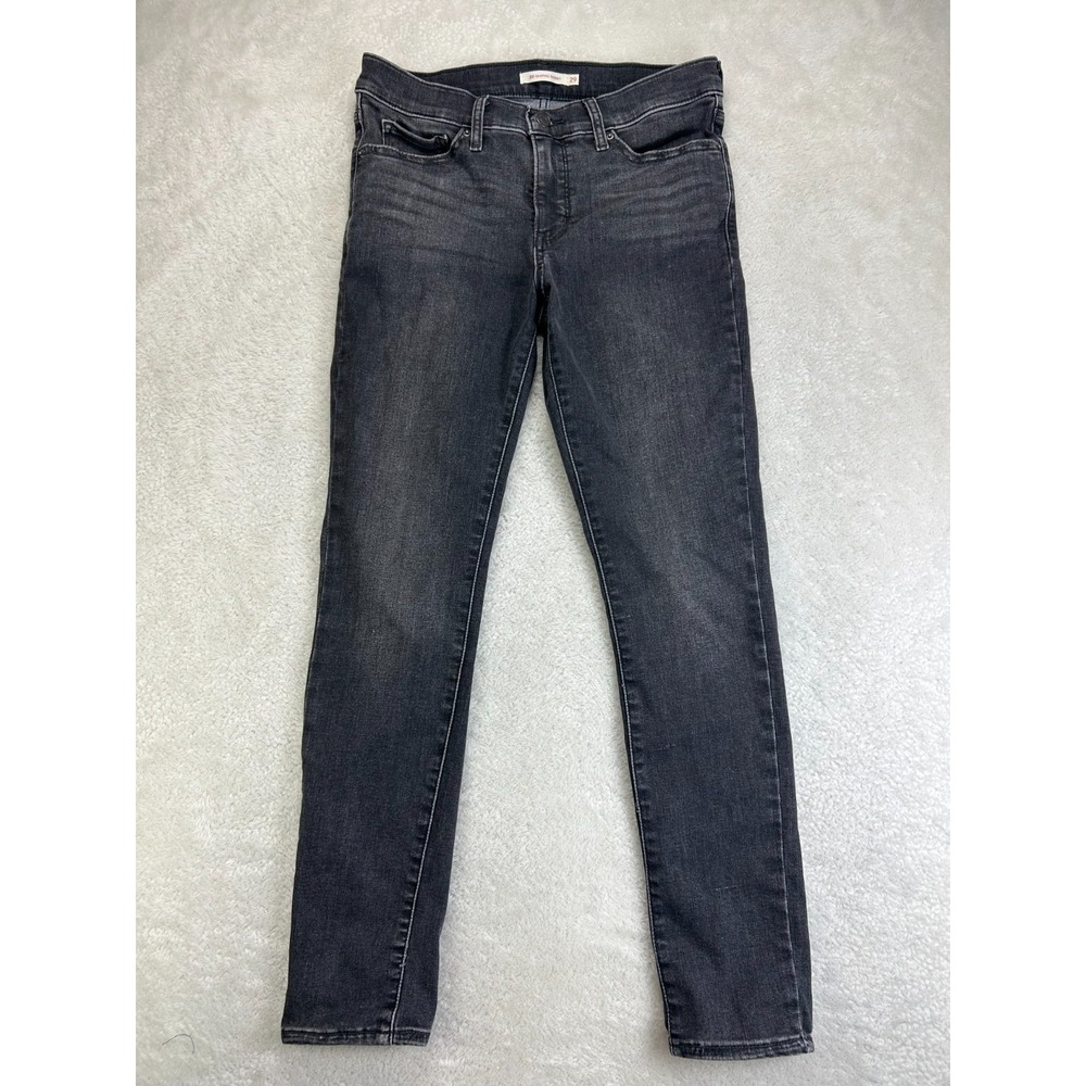 Levi's 311 Shaping Skinny Jeans Womens 29x30 Dark Wash Gray Denim Comfort